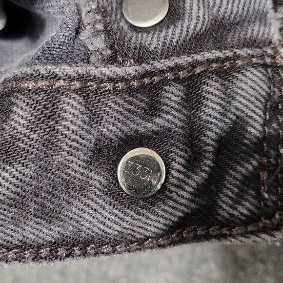 Vtg Levis 501 Jeans 33x30 Black Distressed Dominican Republic Button Front - Picture 11 of 15